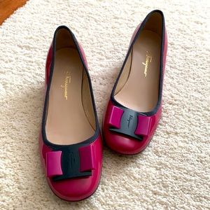 My Ferragamo 'My Flair' Patent Leather Heels